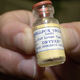 A vial of dried smallpox vaccination is shown December 5, 2002 in Altamonte Springs, Florida.